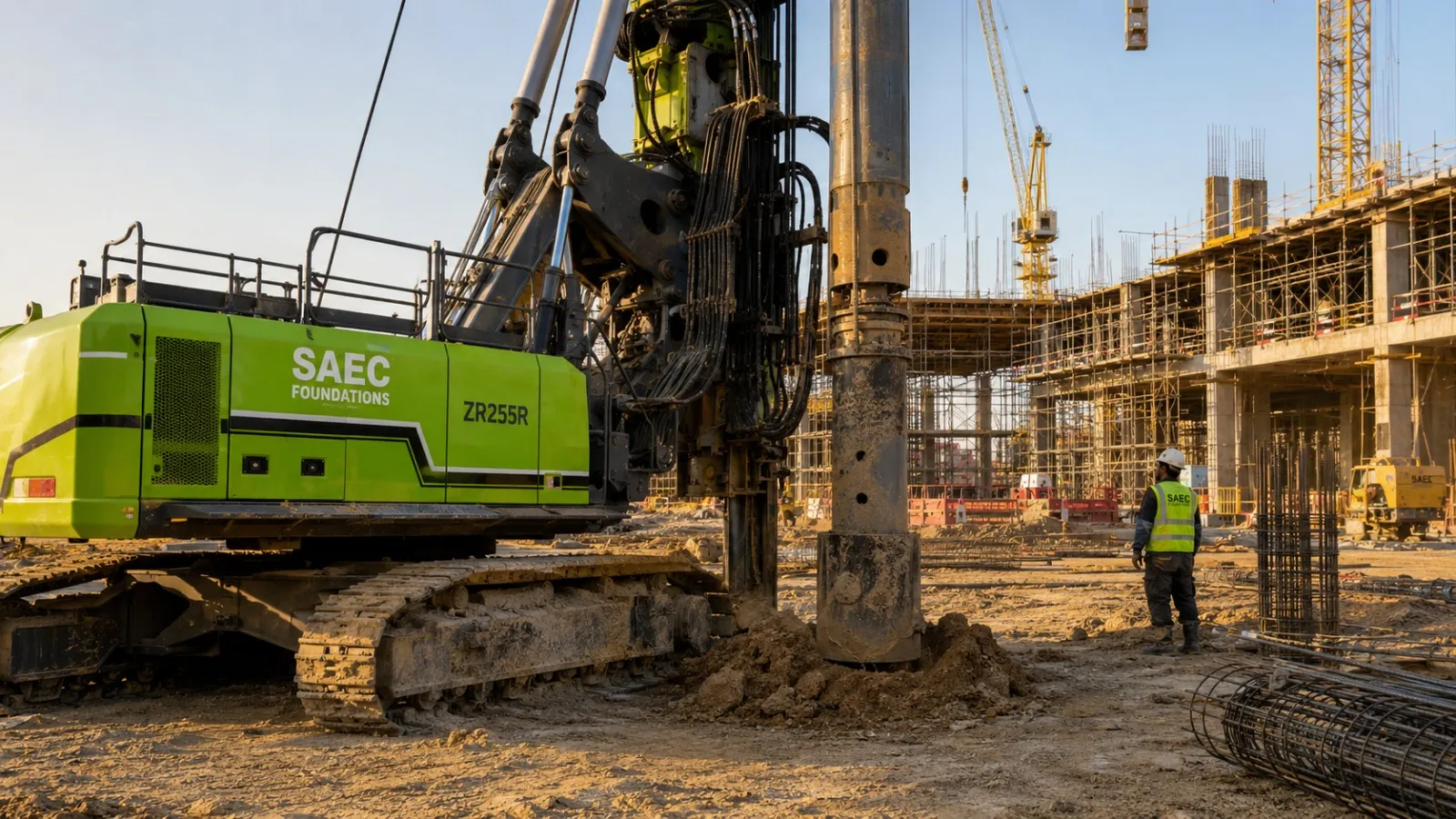 Rotary Bored Piling Rigs (CFA & Kelly Drilling)